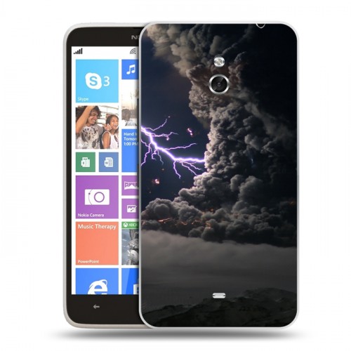 Дизайнерский пластиковый чехол для Nokia Lumia 1320 стихии