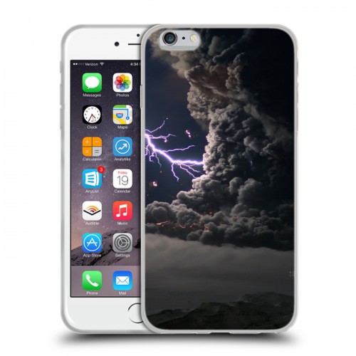 Дизайнерский силиконовый чехол для Iphone 6 Plus/6s Plus стихии
