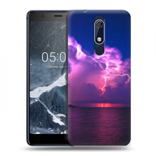 Дизайнерский пластиковый чехол для Nokia 5.1 стихии