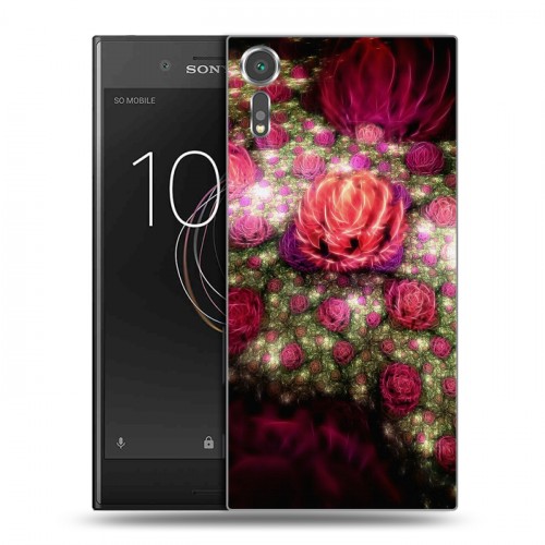 Дизайнерский пластиковый чехол для Sony Xperia XZs Абстракции Фрактал