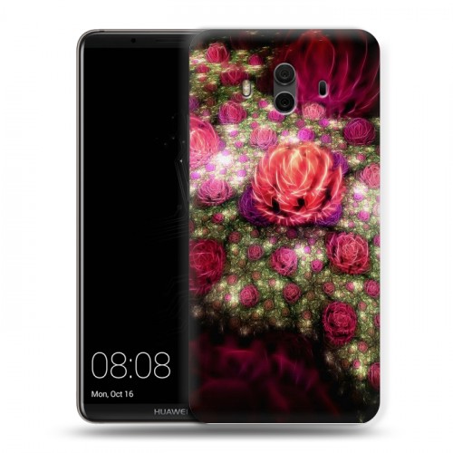 Дизайнерский пластиковый чехол для Huawei Mate 10 Абстракции Фрактал