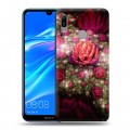 Дизайнерский пластиковый чехол для Huawei Y6 (2019) Абстракции Фрактал