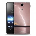 Дизайнерский пластиковый чехол для Sony Xperia TX стихии