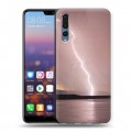 Дизайнерский силиконовый с усиленными углами чехол для Huawei P20 Pro стихии