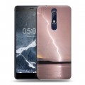 Дизайнерский пластиковый чехол для Nokia 5.1 стихии