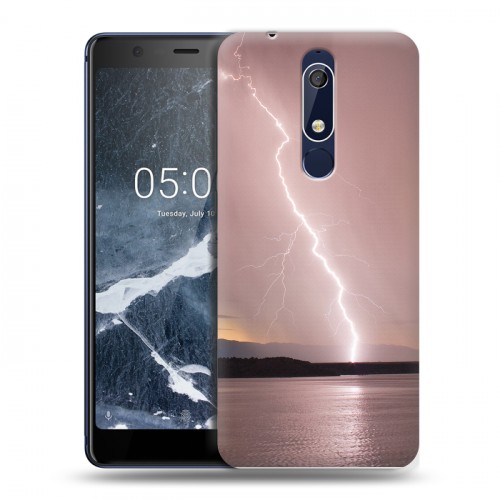 Дизайнерский пластиковый чехол для Nokia 5.1 стихии