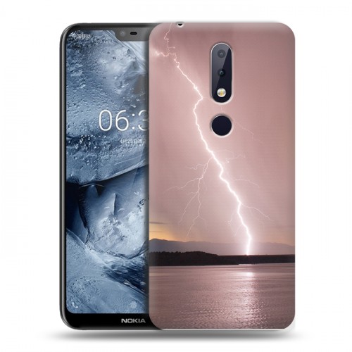 Дизайнерский силиконовый чехол для Nokia 6.1 Plus стихии