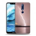 Дизайнерский силиконовый чехол для Nokia 5.1 Plus стихии