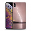 Дизайнерский силиконовый чехол для Iphone Xs Max стихии