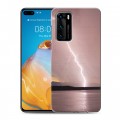 Дизайнерский пластиковый чехол для Huawei P40 стихии