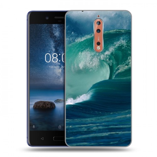 Дизайнерский пластиковый чехол для Nokia 8 стихии