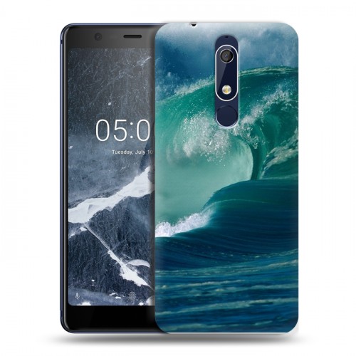 Дизайнерский пластиковый чехол для Nokia 5.1 стихии