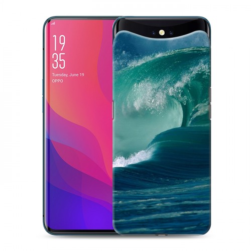 Дизайнерский силиконовый чехол для OPPO Find X стихии