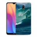 Дизайнерский силиконовый с усиленными углами чехол для Xiaomi RedMi 8A стихии