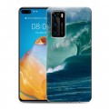 Дизайнерский пластиковый чехол для Huawei P40 стихии