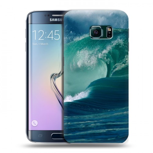 Дизайнерский пластиковый чехол для Samsung Galaxy S6 Edge стихии