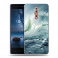 Дизайнерский пластиковый чехол для Nokia 8 стихии