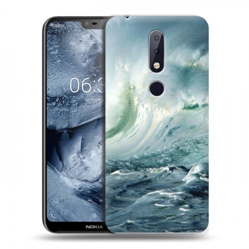 Дизайнерский пластиковый чехол для Nokia 6.1 Plus стихии