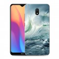 Дизайнерский силиконовый с усиленными углами чехол для Xiaomi RedMi 8A стихии