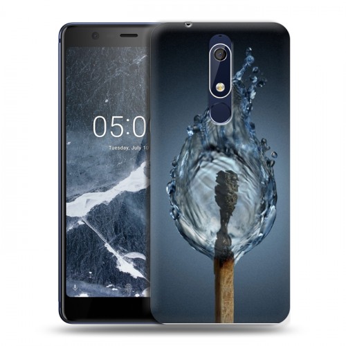 Дизайнерский пластиковый чехол для Nokia 5.1 стихии