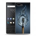 Дизайнерский пластиковый чехол для BlackBerry KEY2 стихии