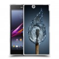 Дизайнерский пластиковый чехол для Sony Xperia Z Ultra  стихии