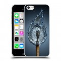 Дизайнерский пластиковый чехол для Iphone 5c стихии