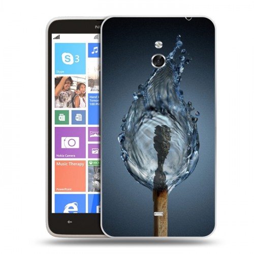 Дизайнерский пластиковый чехол для Nokia Lumia 1320 стихии