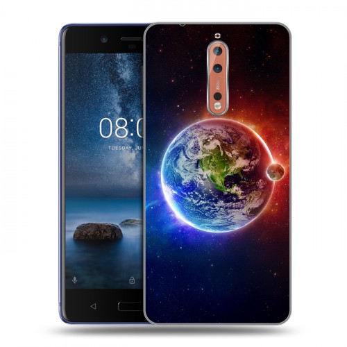 Дизайнерский пластиковый чехол для Nokia 8 стихии