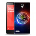 Дизайнерский пластиковый чехол для Xiaomi RedMi Note стихии