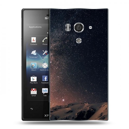 Дизайнерский пластиковый чехол для Sony Xperia acro S ночь