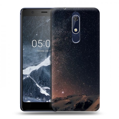 Дизайнерский пластиковый чехол для Nokia 5.1 ночь