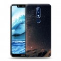 Дизайнерский пластиковый чехол для Nokia 5.1 Plus ночь