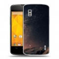 Дизайнерский пластиковый чехол для LG Google Nexus 4 ночь