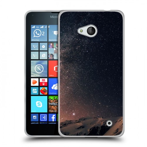 Дизайнерский пластиковый чехол для Microsoft Lumia 640 ночь