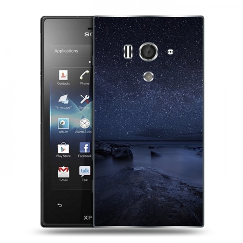 Дизайнерский пластиковый чехол для Sony Xperia acro S ночь