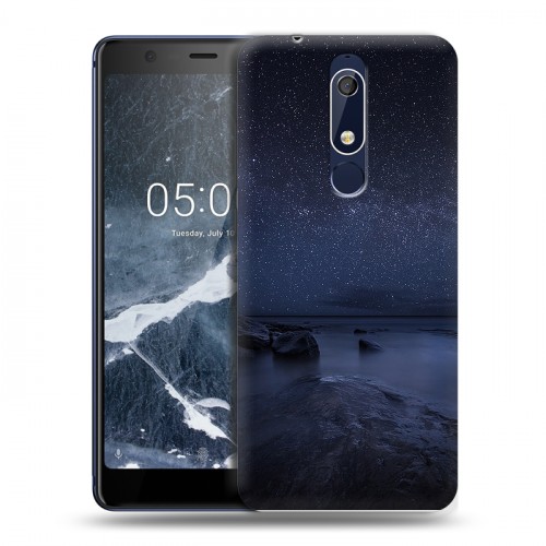 Дизайнерский пластиковый чехол для Nokia 5.1 ночь