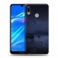 Дизайнерский пластиковый чехол для Huawei Y6 (2019) ночь