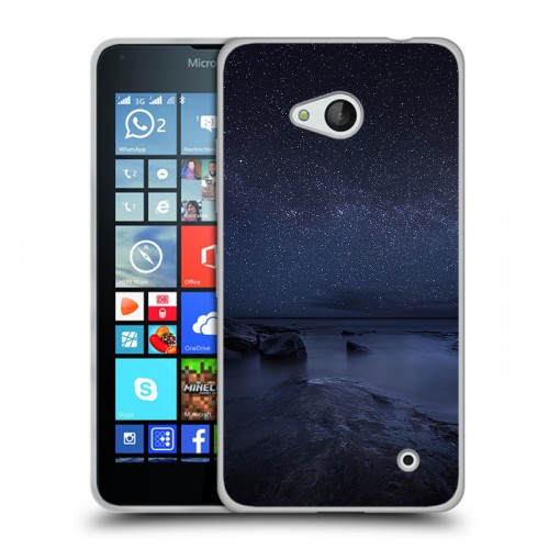 Дизайнерский пластиковый чехол для Microsoft Lumia 640 ночь