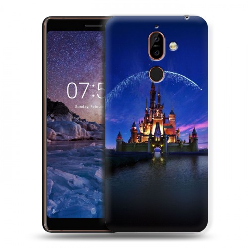 Дизайнерский пластиковый чехол для Nokia 7 Plus ночь