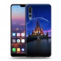 Дизайнерский силиконовый с усиленными углами чехол для Huawei P20 Pro ночь