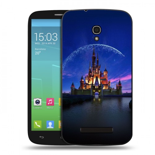 Дизайнерский пластиковый чехол для Alcatel One Touch Pop S9 ночь