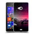 Дизайнерский пластиковый чехол для Microsoft Lumia 540 ночь