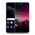 Дизайнерский пластиковый чехол для Huawei P10 ночь