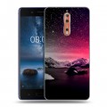 Дизайнерский пластиковый чехол для Nokia 8 ночь