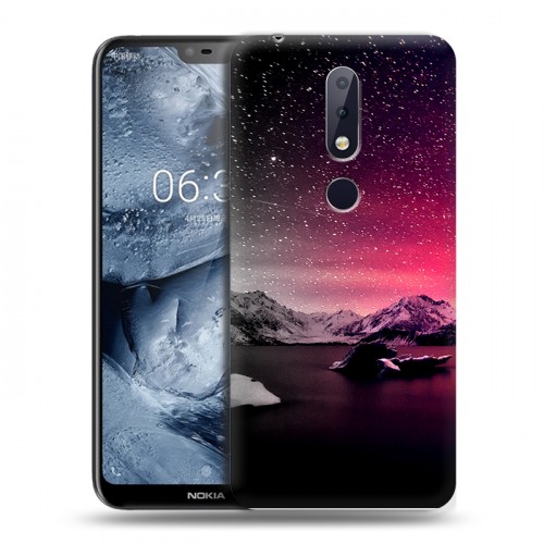 Дизайнерский пластиковый чехол для Nokia 6.1 Plus ночь