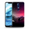 Дизайнерский силиконовый чехол для Nokia 5.1 Plus ночь