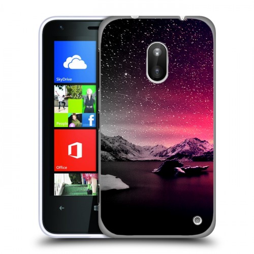 Дизайнерский силиконовый чехол для Nokia Lumia 620 ночь