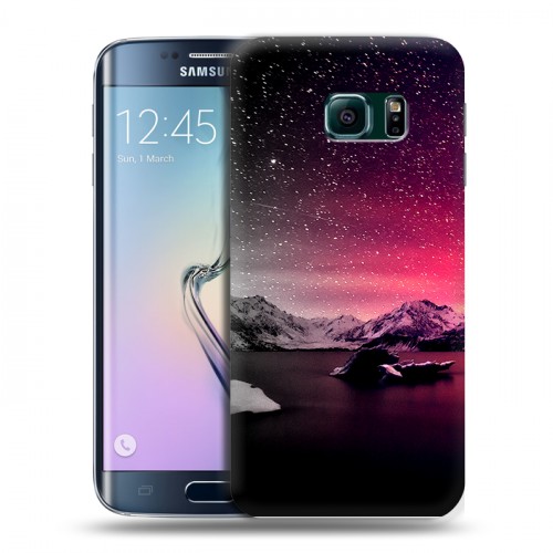 Дизайнерский пластиковый чехол для Samsung Galaxy S6 Edge ночь