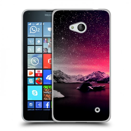 Дизайнерский пластиковый чехол для Microsoft Lumia 640 ночь